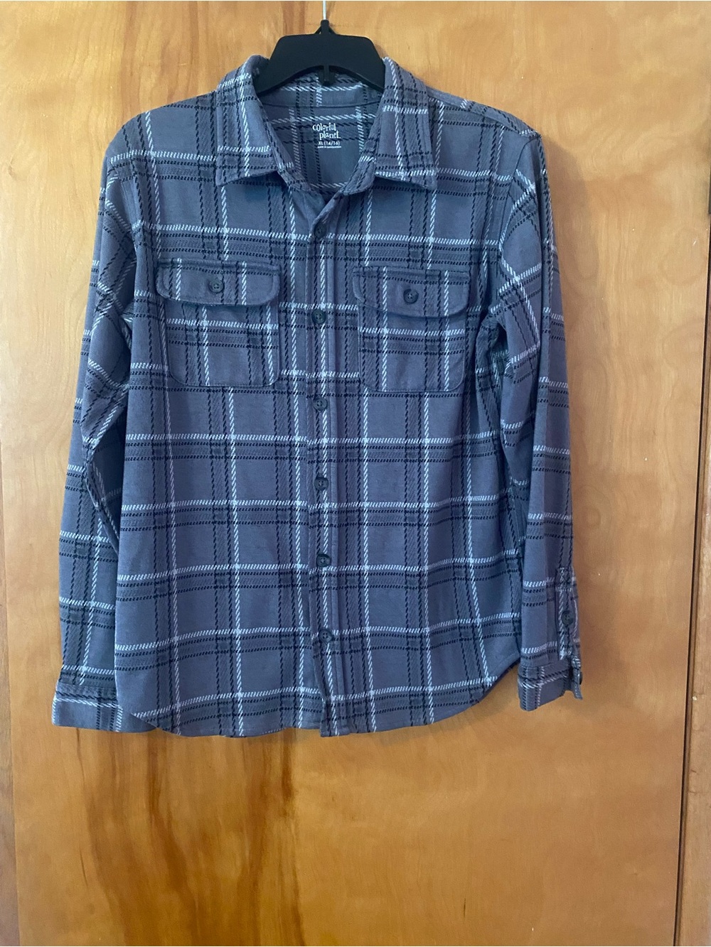 Children's Gray Plaid Lightweight Shirt Jacket - Colorful Planet